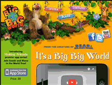Tablet Screenshot of abigbigworld.com